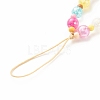 Word LOVE Acrylic Mobile Straps HJEW-JM00643-4