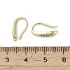 Brass Micro Pave Cubic Zirconia Earring Hooks KK-C048-14F-G-3
