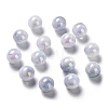 Two Tone Opaque Acrylic Beads SACR-P024-01B-W11-1