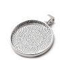 Alloy Pendant Cabochon Settings X-PALLOY-A13349-P-NR-2