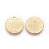 Ion Plating(IP) 304 Stainless Steel Charms STAS-E455-02G-15mm-1