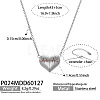 304 Stainless Steel Pendant Necklaces WGF71AA-02-1