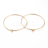 316 Surgical Stainless Steel Hoop Earring Findings X-STAS-J025-01E-G-2