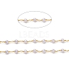 Handmade Brass CCB Plastic Link Chains CHC-I036-56G-2