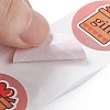 2 Colors Paper Gift Sticker Rolls STIC-E001-12-4