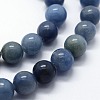 Natural Blue Aventurine Beads Strands G-I199-24-10mm-3