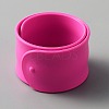 Silicone Slap Bracelet BJEW-WH0020-13G-3