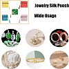 14Pcs 14 Colors Chinese Brocade Tassel Zipper Jewelry Bag Gift Pouch ABAG-NB0001-21-6
