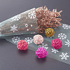 Snowflake Deco Mesh Ribbons OCOR-P010-G11-5