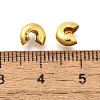 304 Stainless Steel Crimp Beads Covers STAS-P239-34G-05-3