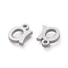 Tarnish Resistant 304 Stainless Steel Pendants STAS-A045-04P-2