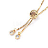 Adjustable Brass Slider Bracelets BJEW-JB05182-4