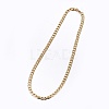 304 Stainless Steel Curb Chains Jewelry Sets SJEW-E328-07-3
