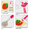 DIY Diamond Painting Stickers Kits For Kids DIY-SC0011-46-3