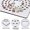 Wooden Bead Design Boards WOOD-WH0034-51-5
