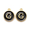 Golden Plated Alloy Charms ENAM-S118-02G-1