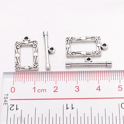 Tibetan Style Alloy Toggle Clasps K0966041-1