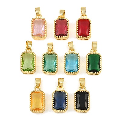 Brass & Glass Pendants GL-CBA96FD-02G-1