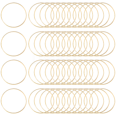 60Pcs Brass Linking Rings KK-SP0002-13B-1