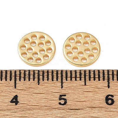 Brass Disc Multi-strand Links KK-B137-04G-1
