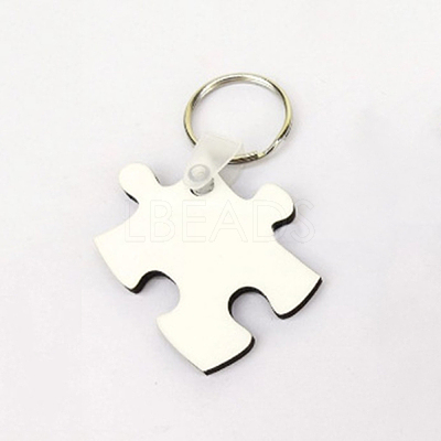 Sublimation Blanks Keychains KEYC-WH0018-21-1