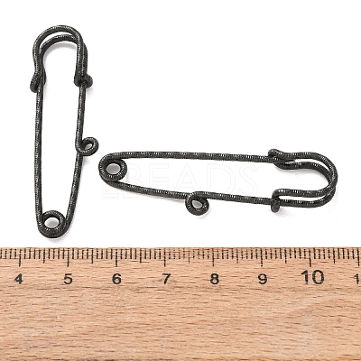 304 Stainless Steel Safety Pins Brooch Findings STAS-C181-01E-B-1