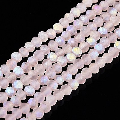 Transparent Glass Beads Strands EGLA-A044-T2mm-MB22-1