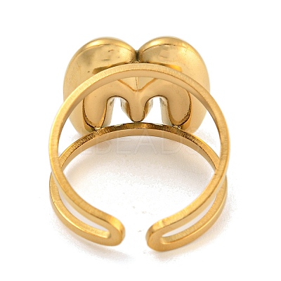 304 Stainless Steel Finger Ring RJEW-L125-02G-13-1