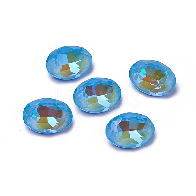 Glass Rhinestone Cabochons RGLA-I002-A02-1