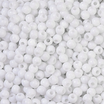 Opaque Acrylic Beads SACR-A007-01A-17-1