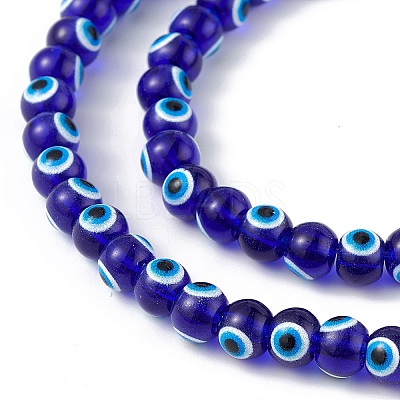 Baking Paint Glass Beads DGLA-C001-02O-1