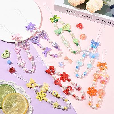 100Pcs 20 Styles Transparent & Opaque Acrylic Beads MACR-FS0002-39-1