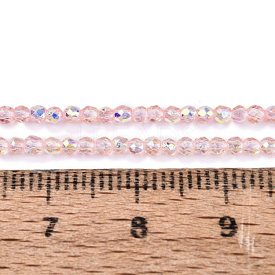 Transparent Glass Beads Strands EGLA-N028-01A-A10-1