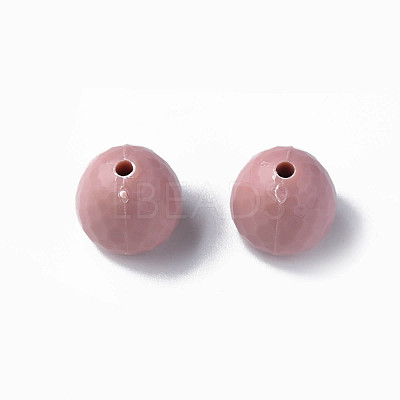 Opaque Acrylic Beads MACR-S373-10A-A14-1