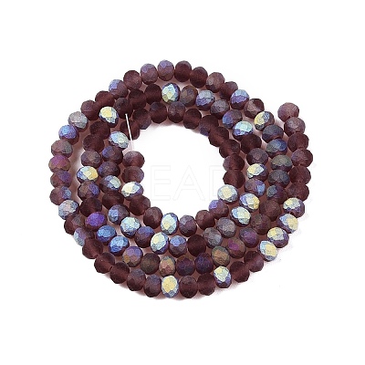 Transparent Glass Beads Strands EGLA-A044-T3mm-MB13-1