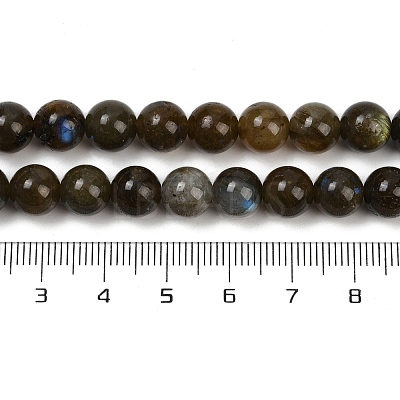 Natural Labradorite Beads Strands LS-G-I253-01-8mm-1
