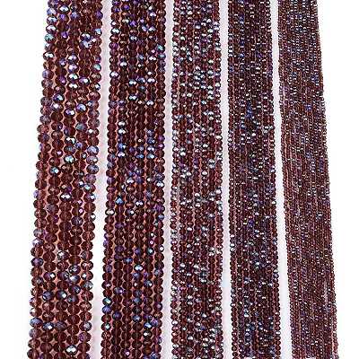 Electroplate Glass Beads Strands LS-EGLA-A044-T8mm-L13-1