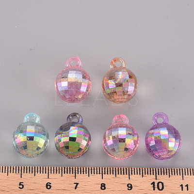 Transparent Acrylic Beads TACR-S154-44C-1