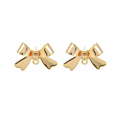 Brass Stud Earring Findings X-KK-S360-174-1