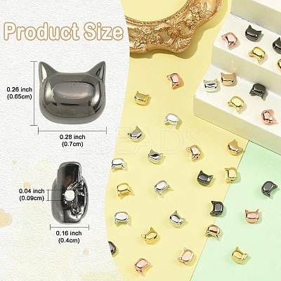 60Pcs 6 Colors Electroplate Glass Beads Strands EGLA-YW0005-70-1