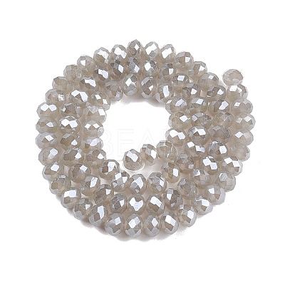 Electroplate Glass Beads Strands EGLA-A044-J6mm-A10-1