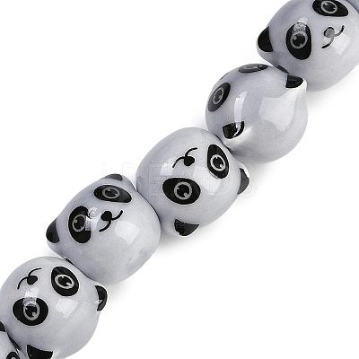 Handmade Porcelain Beads Strands PORC-P029-02C-1