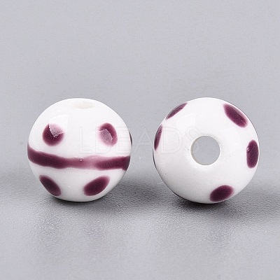 Handmade Porcelain Beads PORC-N012-12C-1