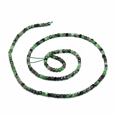 Natural Ruby in Zoisite Beads Strands G-E576-72-1
