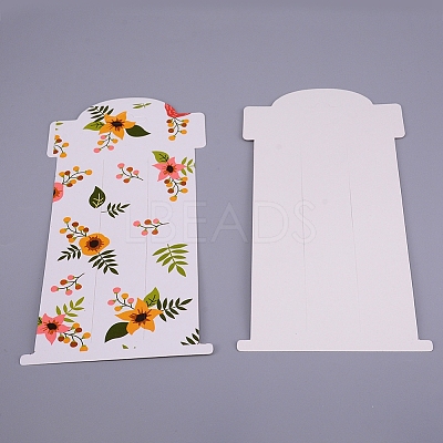 Hair Clip Display Cards LS-DIY-WH0167-86J-1