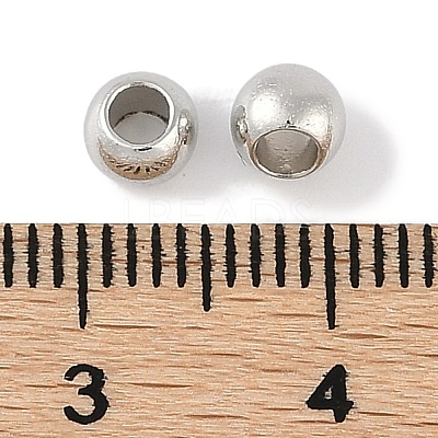 CCB Plastic Round Beads ALUM-U001-07B-03-1