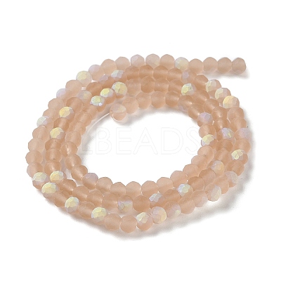 Imitation Jade Glass Beads Strands EGLA-A034-T3mm-MB20-1
