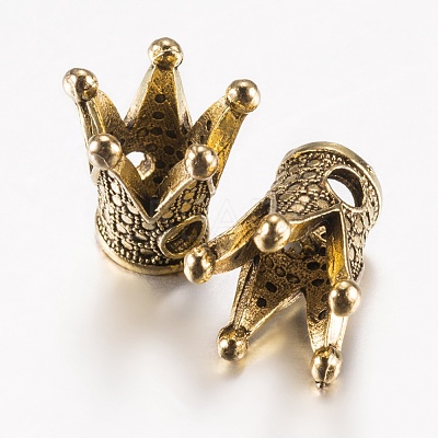 Tibetan Style Alloy Beads PALLOY-F200-09AG-1
