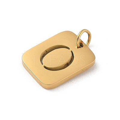 304 Stainless Steel Charms LS-STAS-R001-01G-O-1