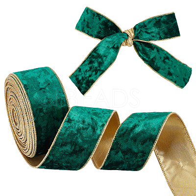 Single Face Velvet Wired Ribbon OCOR-WH0078-222B-03-1